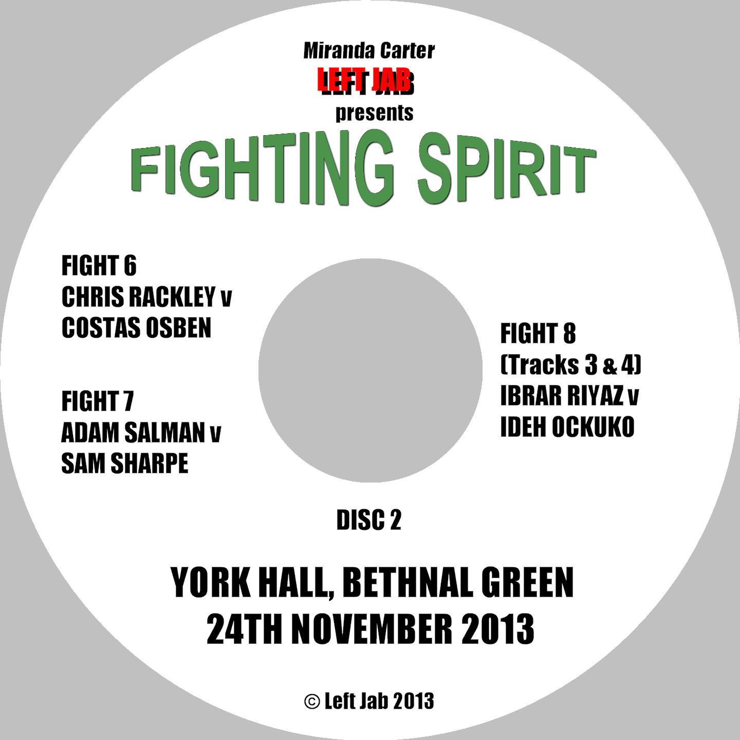 Fighting Spirit DVD